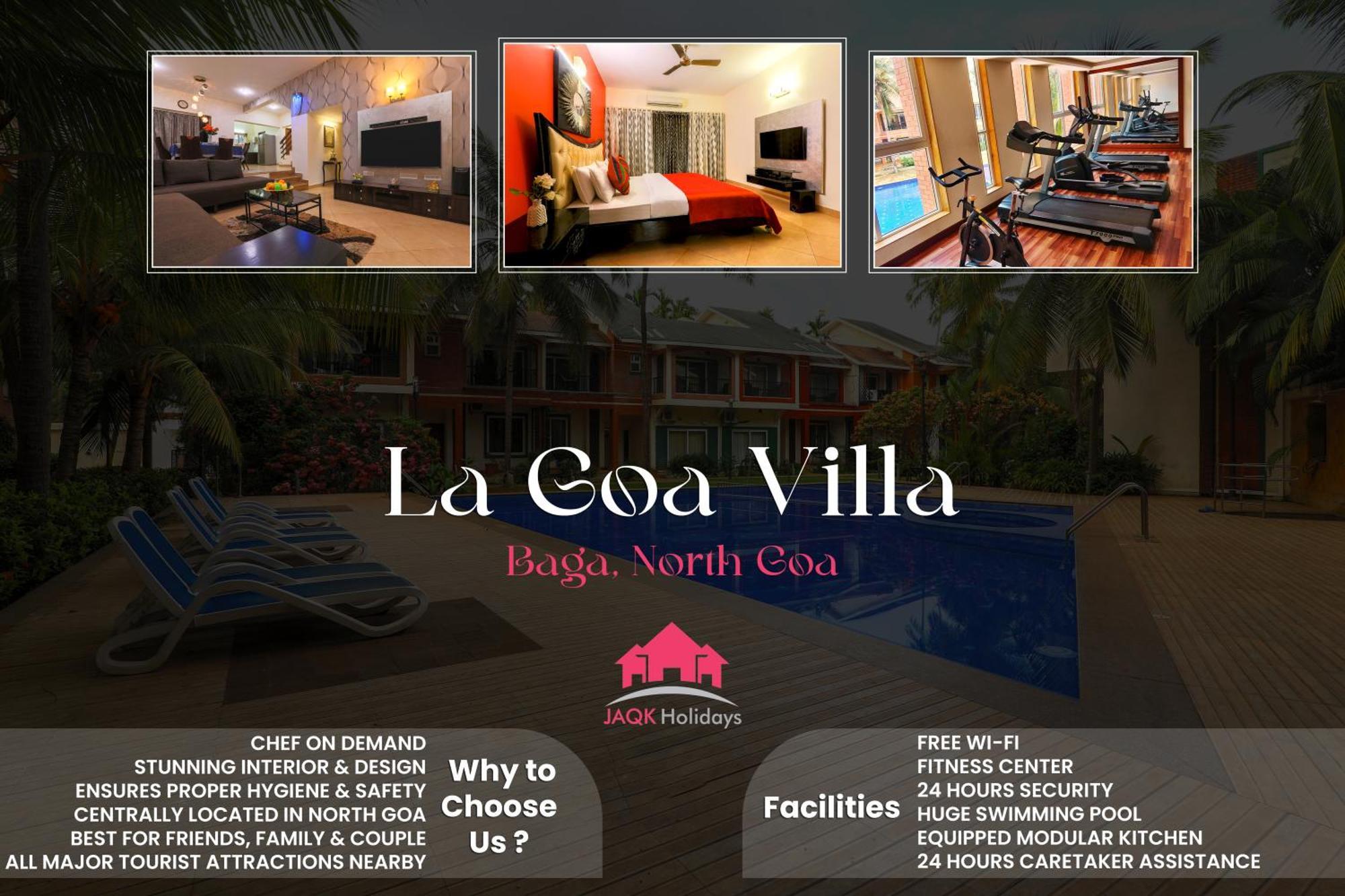 La Goa Villa - 4Bhk, Бага Экстерьер фото